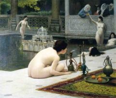 Gerome Jean-leon L Allumeuse De Narguile Ca. 1895