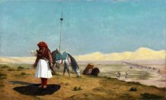 Gerome Jean-leon La Priere Dans Le Desert
