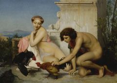 Gerome Jean-leon Le Combat De Coqs