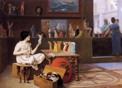 Gerome Jean-leon Painting Breathes Life Into Sculpture 1893