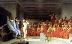 Gerome Jean-leon Phryne Before The Areopagus 1861