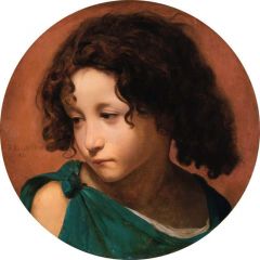 Gerome Jean-leon Portrait Of A Young Boy 1844