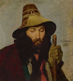 Gerome Jean-leon Portrait Of An Italian Man Ca. 1845-55