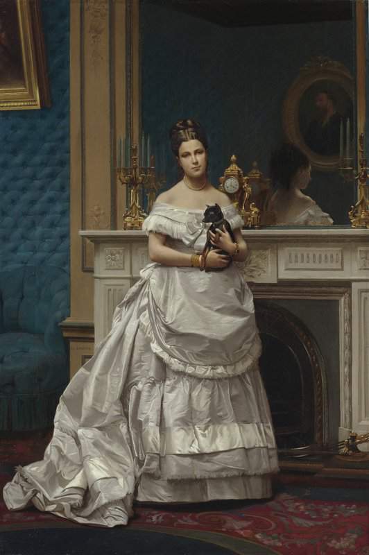 Peinture sur toile, reproduction de Gerome Jean-leon Portrait Of Marie-anne D Escoubleau De Sourdis Madame Charles-joachim Lefevre qualité musée