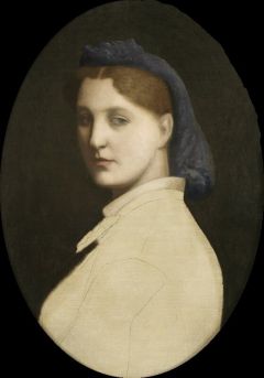 Gerome Jean-leon Portrait Of Marie Gerome Born Goupil 1866-70