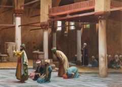 Gerome Jean-leon Prayers In The Mosque