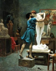 Gerome Jean-leon Pygmalion And Galatea Ca. 1890-92
