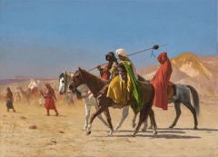 Gerome Jean-leon Riders Crossing The Desert 1870