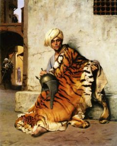 Gerome Jean-leon The Pelt Merchant Cairo