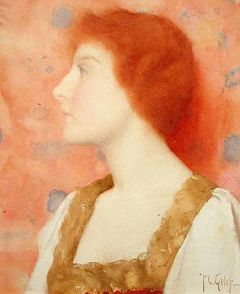 Gotch Thomas Cooper Portrait Of Miss Gilroy