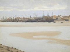 Gotch Thomas Cooper The Estuary At Etaples