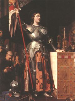 Ingres Jad Joan Of Arc At The Coronation Of Charles Vii In Reims