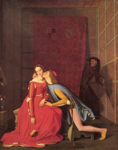 Ingres Paolo Et Francesca 1819