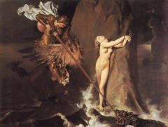 Ingres Roger Liberant Angelique
