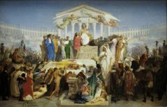 JL Gérome, L'âge d'Auguste - La naissance du Christ