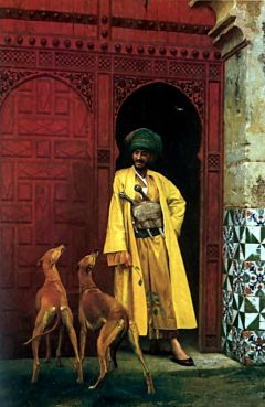 JL Gérome, Un Arabe et ses chiens