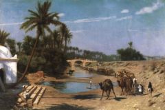 JL Gérome, Une caravane Arabe