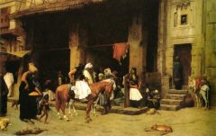 JL Gérome, Une scène de rue au Caire