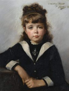 Mathey Paul Fille En Matelot 1889