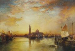 Moran Thomas Ducal Palace Sunset 1903