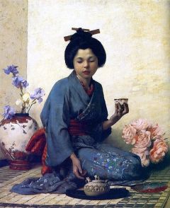 Pearce Charles Sprague A Cup Of Tea 1883