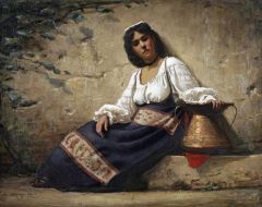 Pearce Charles Sprague Contadina 1876