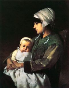 Pearce Charles Sprague Mother And Child 1880