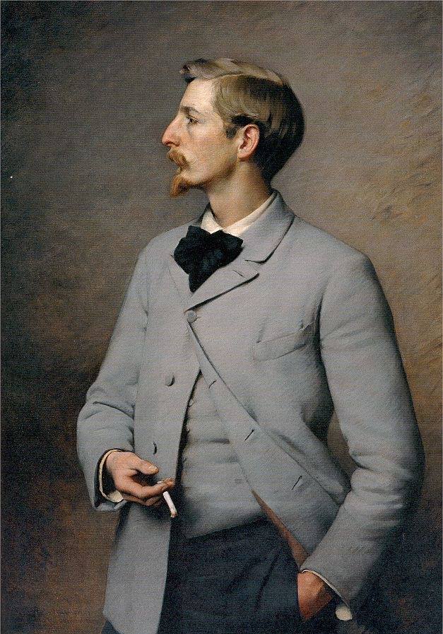 Peinture sur toile, reproduction de Pearce Charles Sprague Portrait Of Paul Wayland Bartlett Ca. 1890 qualité musée