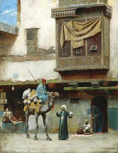 Pearce Charles Sprague The Potter Seller In Old City Cairo