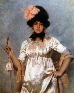 Pearce Charles Sprague Woman Of The Directoire Ca. 1884