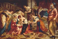 Tintoret La Naissance De Saint Jean Le Baptiste