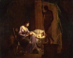 Wright Of Derby Joseph Penelope Unraveling Her Web 1783-84