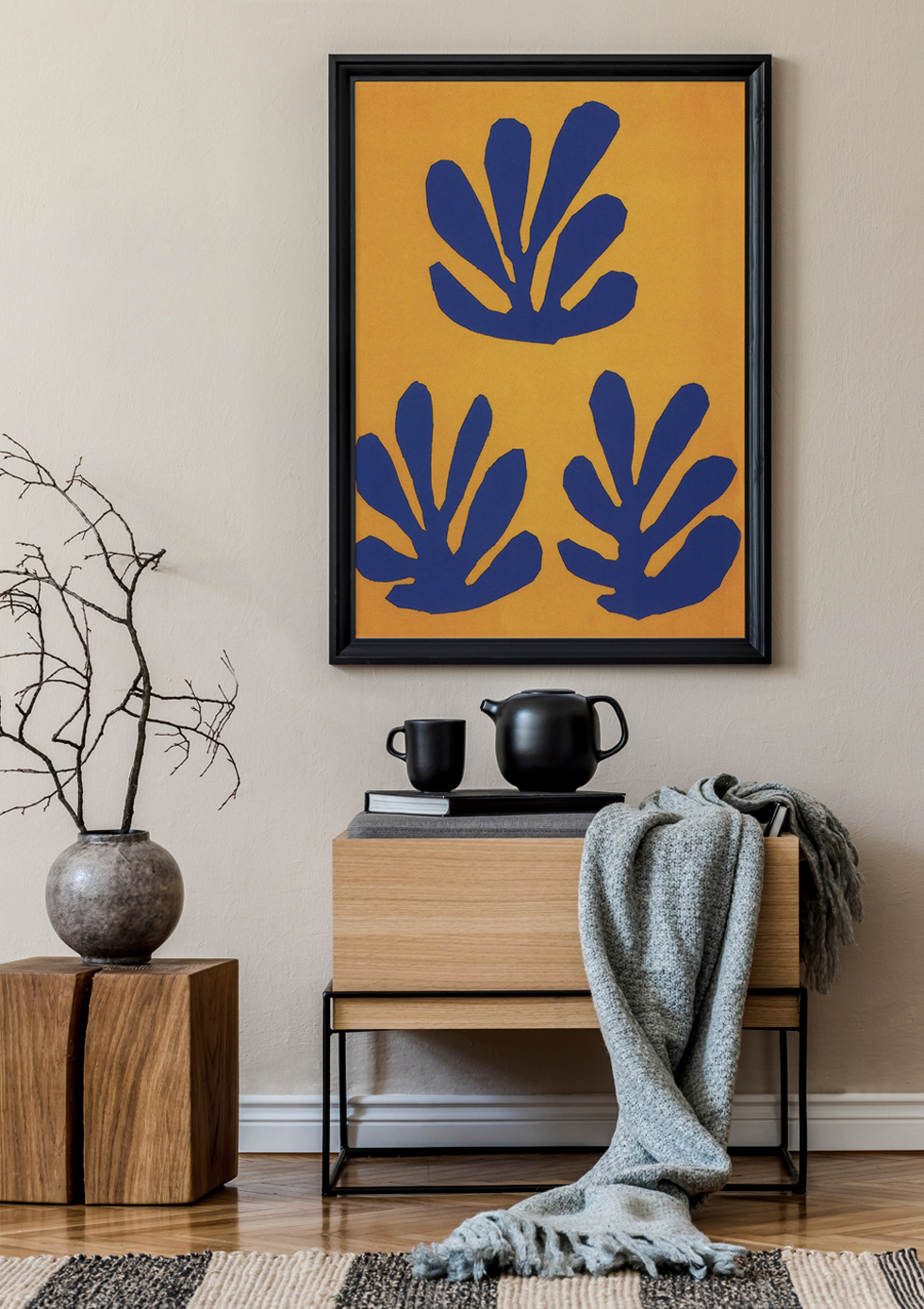 Peinture sur toile, reproduction de Henri Matisse, La Chapelle Du Rosaire - Vence 1951 qualité musée en situation