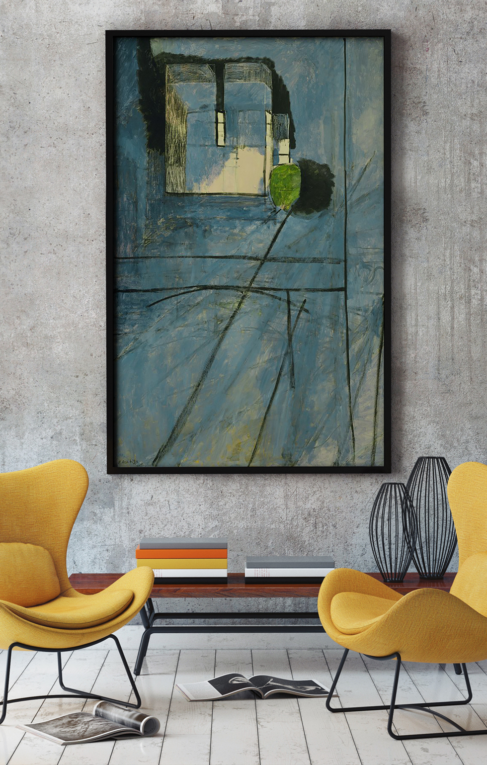 Peinture sur toile, reproduction de Matisse, Vue De Notre-dame qualité musée en situation