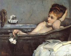 Alfred Stevens, The Bath, 1873-1874