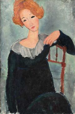 Amedeo Modigliani, Femme Aux Cheveux Roux