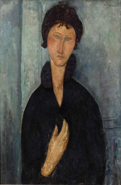 Amedeo Modigliani, Femme Aux Yeux Bleus