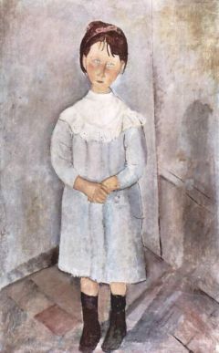 Amedeo Modigliani, Fillette En Bleu