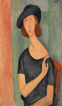 Amedeo Modigliani, Jeanne Hébuterne (Au chapeau), 1919