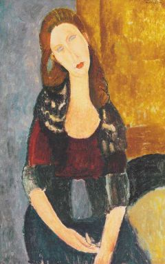Amedeo Modigliani, Jeanne Hébuterne Assise
