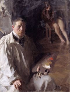 Anders Zorn Self-portrait With Model - 1896