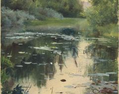 Anders Zorn, Study of Landscape from Mora, 1886