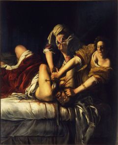 Artemisia Gentileschi Judith Decapitant Holophernes