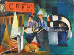 August Macke Cafe Am See 1913
