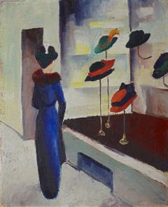 August Macke Hat Shop 1913
