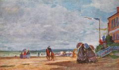 Boudin, La plage de Trouville - 1863
