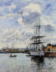 Boudin, Port de Deauville - 1897