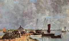 Boudin, Port de mer - 1870