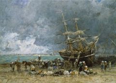 Boudin, Retour de la Terre-Neuvier - 1875