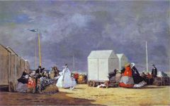 Boudin, Tempête approchante - 1864